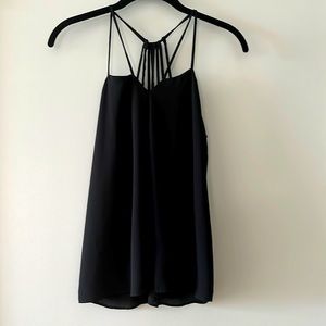 Express black party tank